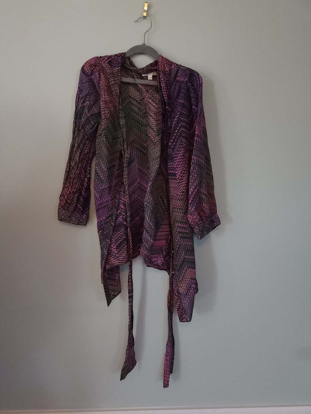 Luxuryfashion Silkblouse Shoshanna purple and pink blouse size 8